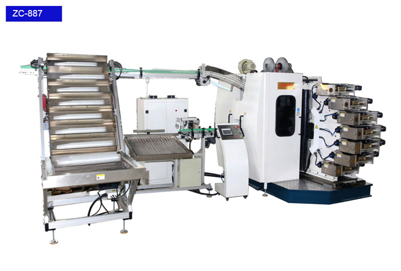 7-color curved surface plastic cup printing machine