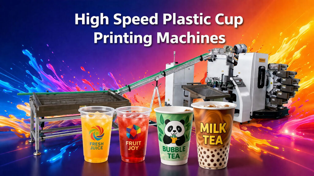 high speed plastic cup printing machines