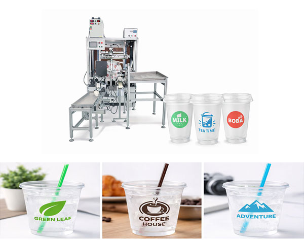 single color printer machine for plastic cup