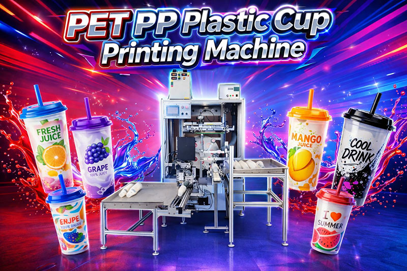 PET PP plastic cup printing machine