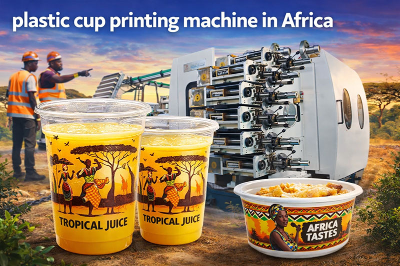 plastic cup printing machine in africa