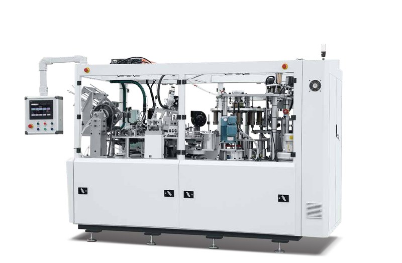 LM-W4-140 High Speed Cup Outer Wrap Machine by Lee Machinery, 120-140 pcs/min